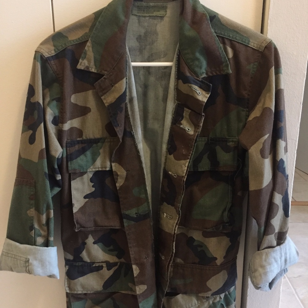 Vintage army utility jacket